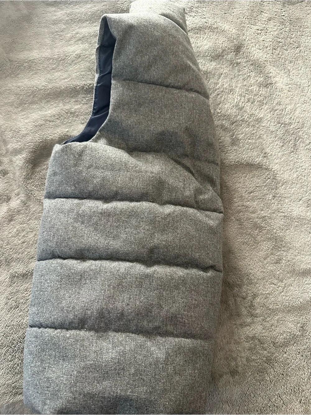 GAP Kids Gray Quilted Puffer Vest